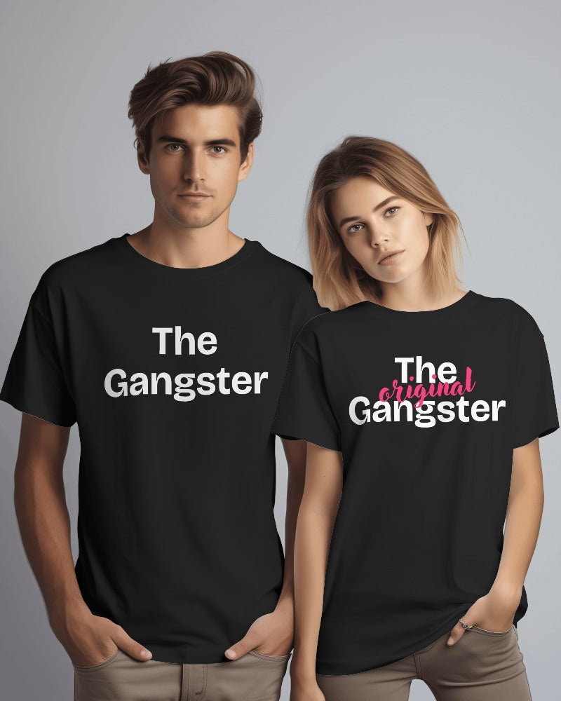 Women's Black The Original Gangster T-shirt