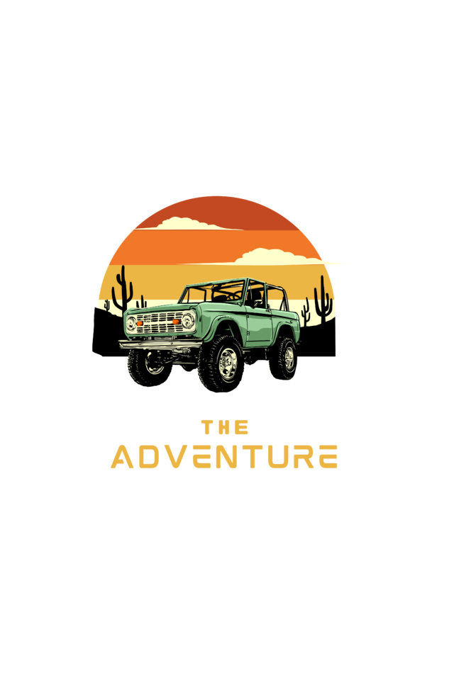 Adventure Printed - Casual Travel Themed Printed T-Shirt