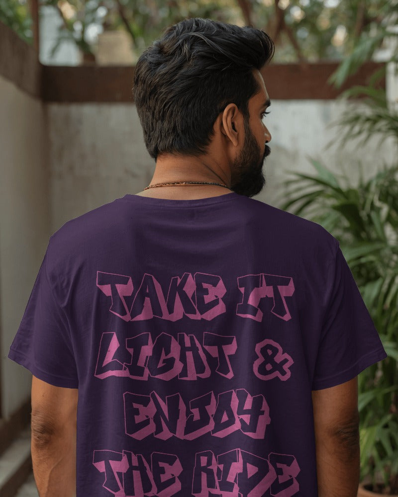 Men's Take It Light Purple T-shirt