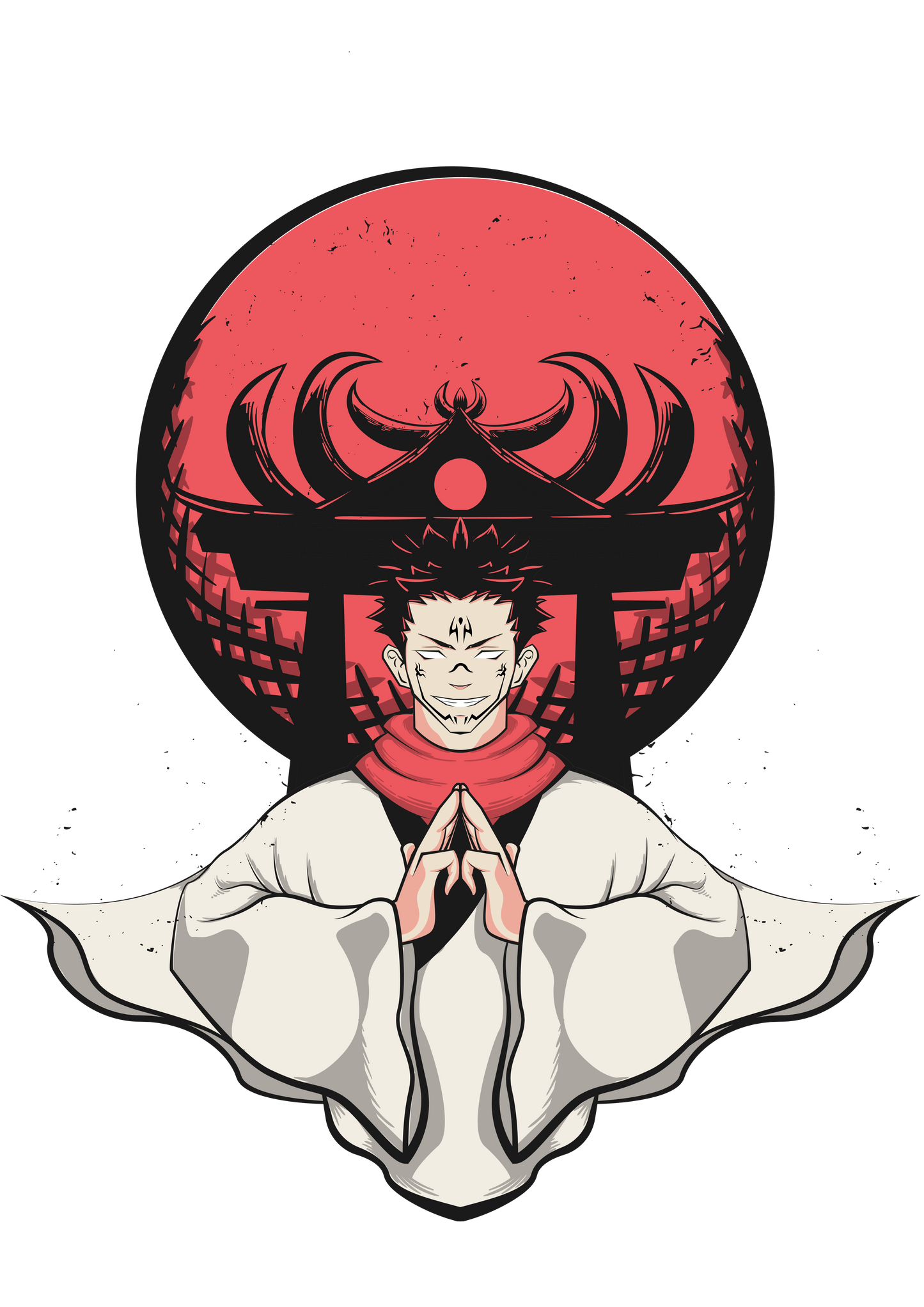 Know Your Place Sukuna - Anime Themed Printed T-Shirt