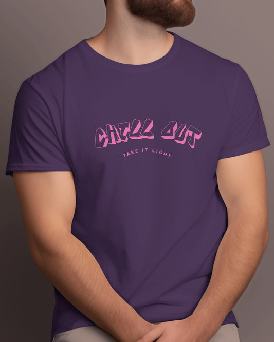 Men's Take It Light Purple T-shirt